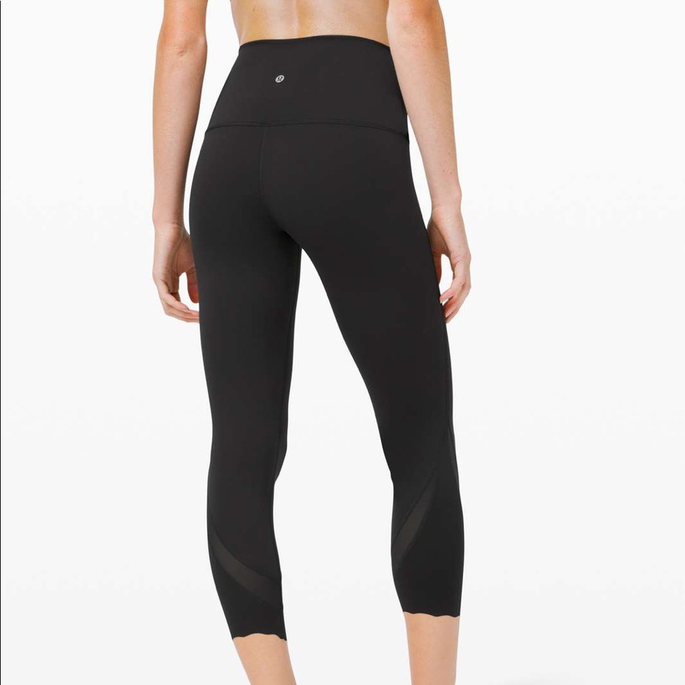 Black Cropped Lululemon Leggings